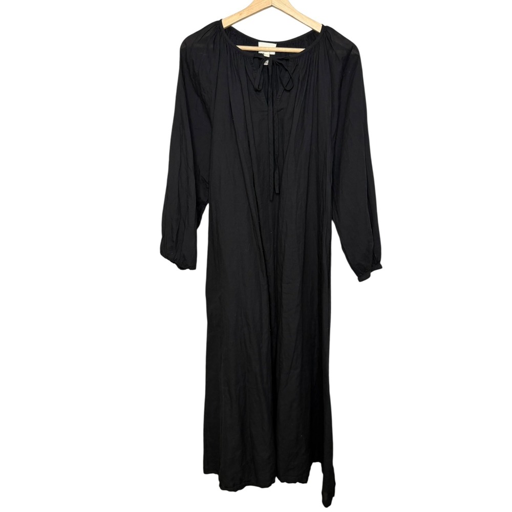 Laude the Label Lagom Coastal Minimalist Organic Cotton Emilie Maxi Dress XS S - Picture 4 of 9